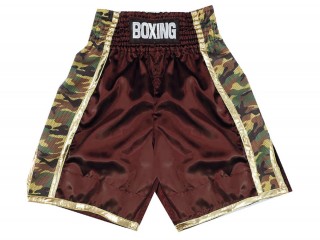 Design your own Boxing Shorts : KNBSH-034 Maroon